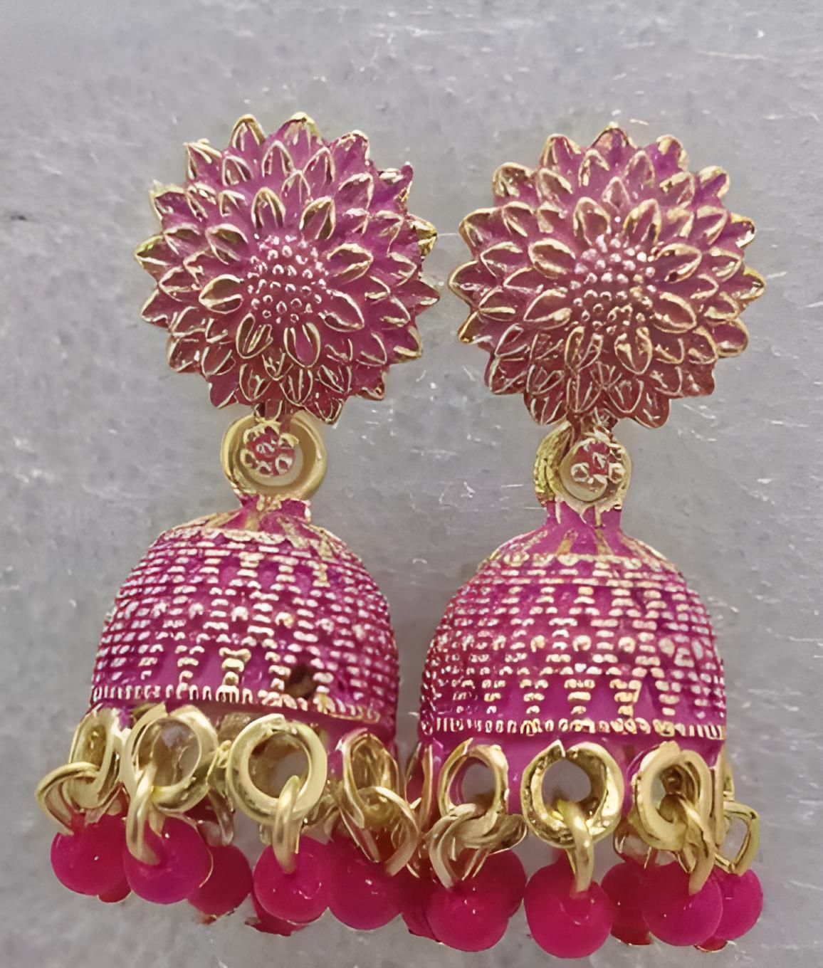 Gold-Plated Oxidized Jhumka Earrings Combo | Traditional and Designer Multicolor Earrings for Women & Girls