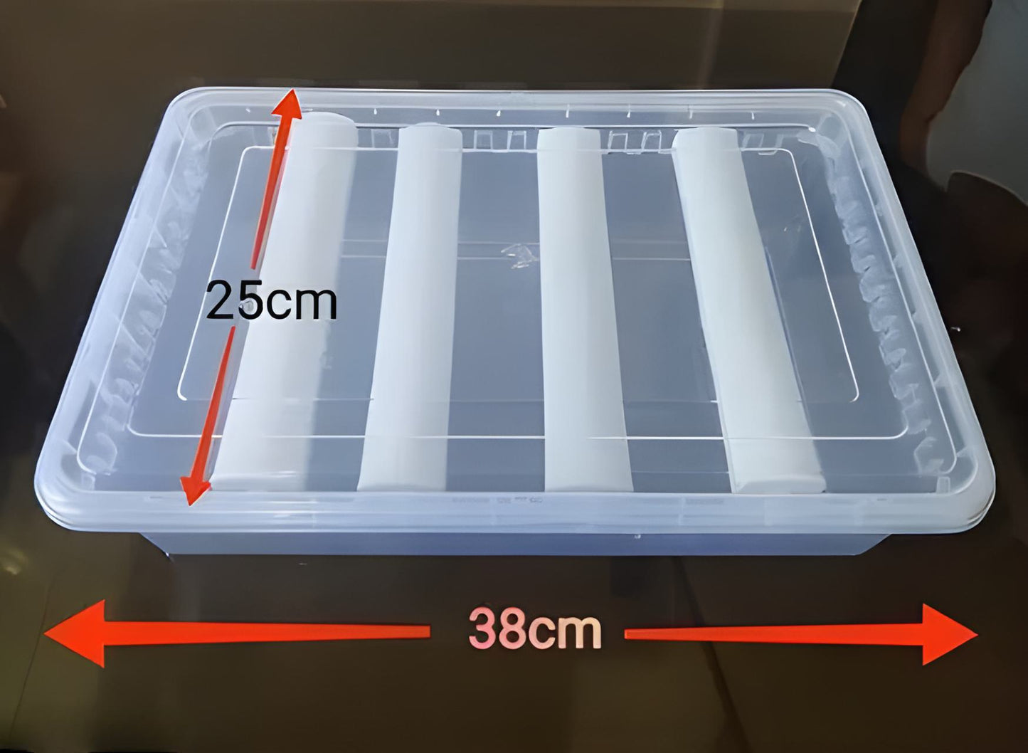 4-Rod Plastic Bangle Organizer Box