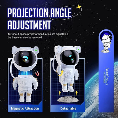 Astronaut Starry Night Light Projector with Timer & Remote